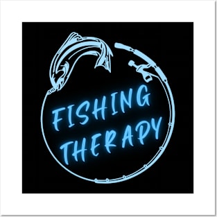 Fishing Therapy Posters and Art